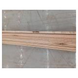 10 Pieces Oak Casing, 7ft L x 2 1/4 H, 70 Linear Feet