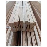 10 Pieces Oak Casing, 7ft L x 2 1/4 H, 70 Linear Feet