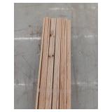 10 Pieces Oak Casing, 7ft L x 2 3/16 H, 70 Linear Feet