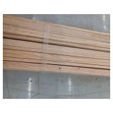 10 Pieces Oak Casing, 7ft L x 2 3/16 H, 70 Linear Feet