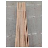 10 Pieces Oak Casing, 7ft L x 2 3/16 H, 70 Linear Feet
