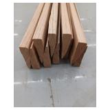 10 Pieces Oak Casing, 7ft L x 2 1/4 H, 70 Linear Feet