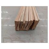 10 Pieces Oak Casing, 7ft L x 2 1/4 H, 70 Linear Feet