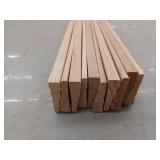 10 Pieces Oak Casing, 7ft L x 2 1/4 H, 70 Linear Feet