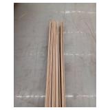 10 Pieces Oak Casing, 7ft L x 2 1/4 H, 70 Linear Feet
