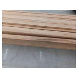 10 Pieces Oak Casing, 7ft L x 2 1/4 H, 70 Linear Feet