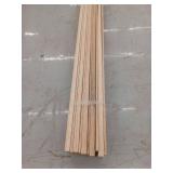 10 Pieces Oak Casing, 7ft L x 2 1/4 H, 70 Linear Feet