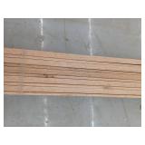 10 Pieces Oak Casing, 7ft L x 2 1/4 H, 70 Linear Feet