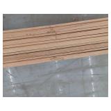 10 Pieces Oak Casing, 7ft L x 2 1/4 H, 70 Linear Feet