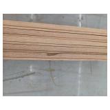 10 Pieces Oak Casing, 7ft L x 2 1/4 H, 70 Linear Feet