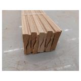 10 Pieces Oak Casing, 7ft L x 2 1/4 H, 70 Linear Feet