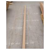 10 Pieces Oak Casing, 7ft L x 2 5/8 H, 70 Linear Feet