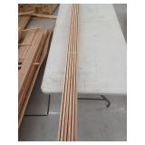 10 Pieces Oak Base, 80 L x 2 13/16 H, 80 Linear Feet