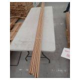 10 Pieces Oak Base, 8ft L x 2 3/4 H, 80 Linear Feet