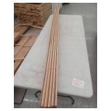 10 Pieces Oak Base, 8ft L x 3 3/8 H, 80 Linear Feet