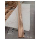 10 Pieces Oak Base, 8ft L x 3 1/4 H, 80 Linear Feet