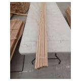 10 Pieces Oak Base, 8ft L x 2 1/4 H, 80 Linear Feet