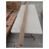 10 Pieces Oak Base, 8ft L x 2 3/4 H, 80 Linear Feet