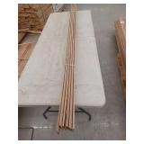 10 Pieces Oak Base, 8ft L x 2 3/4 H, 80 Linear Feet
