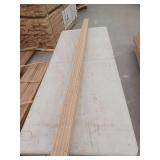 10 Pieces Oak Casing, 7ft L x 2 1/4 H, 70 Linear Feet