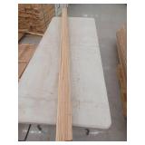 10 Pieces Oak Casing, 7ft L x 2 1/4 H, 70 Linear Feet