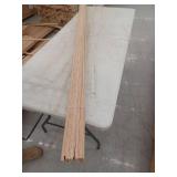 10 Pieces Oak Casing, 7ft L x 2 1/4 H, 70 Linear Feet