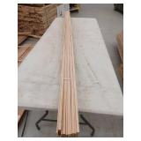 10 Pieces Oak Casing, 7ft L x 2 1/4 H, 70 Linear Feet