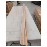10 Pieces Oak Casing, 7ft L x 2 1/4 H, 70 Linear Feet