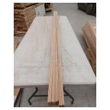10 Pieces Oak Casing, 7ft L x 2 1/4 H, 70 Linear Feet