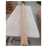10 Pieces Oak Casing, 7ft L x 2 1/4 H, 70 Linear Feet