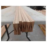 10 Pieces Oak Casing, 7ft L x 2 1/4 H, 70 Linear Feet
