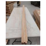 10 Pieces Oak Casing, 7ft L x 2 1/4 H, 70 Linear Feet