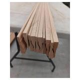 10 Pieces Oak Casing, 7ft L x 2 1/4  H, 70 Linear Feet