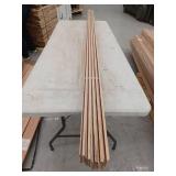 10 Pieces Oak Base, 8ft L x 2 3/4 H, 80 Linear Feet