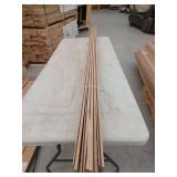 10 Pieces Oak Base, 8ft L x 2 3/4 H, 80 Linear Feet