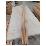 10 Pieces Oak Base, 8ft L x 2 3/4 H, 80 Linear Feet