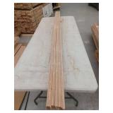 10 Pieces Oak Casing, 7ft L x 2 1/4 H, 70 Linear Feet