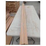 10 Pieces Oak Casing, 7ft L x 2 1/4 H, 70 Linear Feet