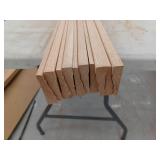 10 Pieces Oak Casing, 7ft L x 2 1/4 H, 70 Linear Feet