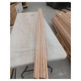 10 Pieces Oak Casing, 7ft L x 2 1/4 H, 70 Linear Feet