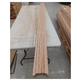 10 Pieces Oak Casing, 7ft L x 2 1/4 H, 70 Linear Feet