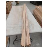 9 Pieces Oak Casing, 7ft L x 2 1/4 H, 70 Linear Feet
