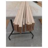 9 Pieces Oak Casing, 7ft L x 2 1/4 H, 70 Linear Feet