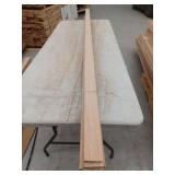 9 Pieces Oak Casing, 7ft L x 2 1/4 H, 70 Linear Feet