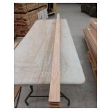 10 Pieces Oak Casing, 7ft L x 2 1/4 H, 70 Linear Feet