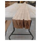 10 Pieces Oak Casing, 7ft L x 2 1/4 H, 70 Linear Feet