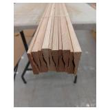 10 Pieces Oak Casing, 7ft L x 2 1/4 H, 70 Linear Feet