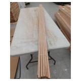10 Pieces Oak Casing, 7ft L x 2 1/4 H, 70 Linear Feet