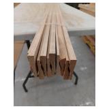10 Pieces Oak Casing, 7ft L x 2 1/4 H, 70 Linear Feet
