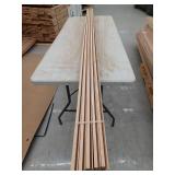 10 Pieces Oak Base, 8ft L x 3 1/4 H, 80 Linear Feet